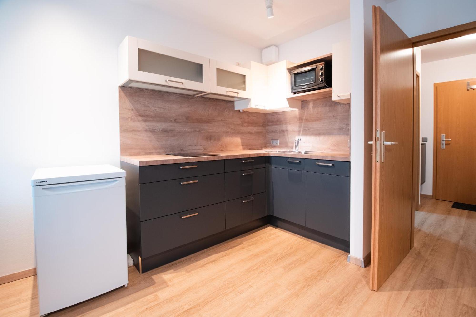 Moderne Einraumwohnung In Leipzig Mit Netflix Zugang Esterno foto